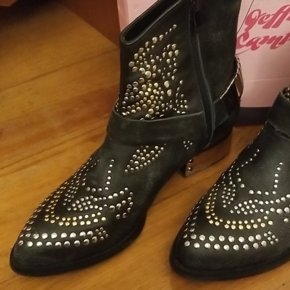 Jeffrey Campbell black booties PRICE FIRM - Picture 3 of 12